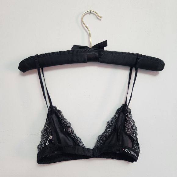 GUESS Black Lace Sheer Bra - Picture 3 of 7